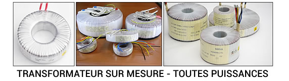 Transformateur torique sur mesure